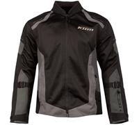 Klim Induction Giacca tessile moto, nero-grigio, taglia 3XL per maschi