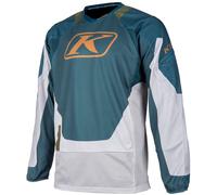 Klim Dakar, maglia S male Grigio Chiaro/Petrolio