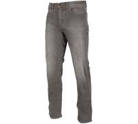 Klim Unlimited Straight Stretch Denim Jeans Moto, grigio, taglia 32 33