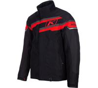 Klim Klimate 2022 Giacca per motoslitta, nero-rosso, taglia XL