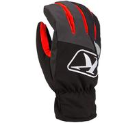 Klim Klimate, guanti Gore-Tex XL male Nero/Rosso/Grigio