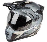 Klim Krios Pro Charger ECE/DOT Carbon Casco da enduro, nero-grigio, taglia 3XL per maschi