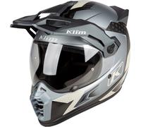 Klim Krios Pro ECE/DOT Charger, casco avventura XXL female Opaco Grigio/Grigio Chiaro/Grigio Scuro