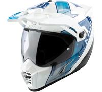 Klim Krios Pro ECE/DOT Spectrum, casco avventura 3XL female Bianco/Nero/Blu