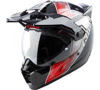 Klim Krios Pro ECE/DOT Spectrum, casco avventura XXL female Nero/Argento/Rosso