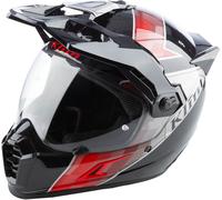 Klim Krios Pro ECE/DOT Spectrum, casco avventura S female Nero/Argento/Rosso