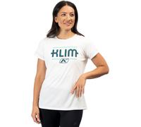 Klim Kute Corp, maglietta donna XL male Bianco/Petrolio