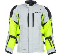 Klim Latitude Rogue Gore-Tex Giacca tessile da motocicletta, grigio-giallo, taglia S per maschi