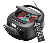 KLIM Lettore CD - Lettore Cassette Audio, AM/FM Radio Bluetooth, Stereo CD Playe