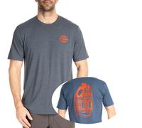 Klim Live to Ride, maglietta S male Blu Scuro/Arancione