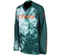 Klim XC Lite S23, maglia donna XL male Petrolio/Bianco/Arancione