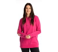 Klim Mariposa Long, felpa con cappuccio donna S female Fucsia/Verde Chiaro
