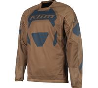 Klim Mojave 2025 Maglia da motocross, marrone/blu, Taglia XL