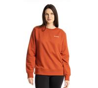 Klim Morgan Ridge Crew, felpa donna S female Arancione Scuro/Beige