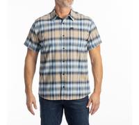 Klim Nero Stretch Camicia, Azzurro chiaro/marrone, Taglia XL