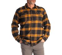 §Camicia in Flanella KLIM Owen Heavyweight Marrone Dorato-Nero§