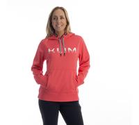 Klim Petrol Felpa con cappuccio da donna, rosso, taglia L per donne