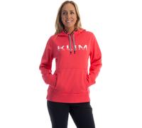Klim Petrol, felpa con cappuccio donna XXL female Rosso/Bianco