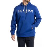 Klim Petrol, felpa con cappuccio M male Blu/Bianco