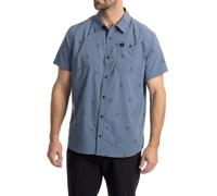 Klim Petrol Stretch, camicia manica corta XL male Blu