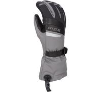 Klim Radiate Gauntlet Guanti da motoslitta da donna, nero-grigio, taglia S per donne