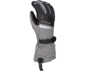 Klim Radiate Gauntlet Guanti da motoslitta da donna, nero-grigio, taglia XL per donne