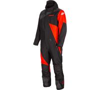 Klim Railslide Camo Tuta da motoslitta di un pezzo, nero-rosso-verde-marrone, taglia L per maschi