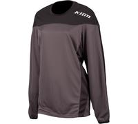 Klim Rebelle, maglia donna XS male Grigio Scuro/Nero