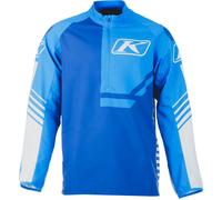 Klim Revolt 1/4 Zip, camicia funzionale XL male Azzurro/Blu/Bianco