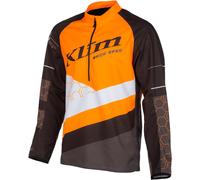 Klim Revolt Motocross Pullover, grigio-arancione, taglia L per maschi