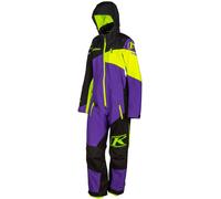 Klim Ripsa Abito da neve da donna monopezzo, nero/viola, Taglia XS