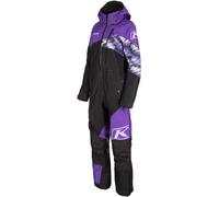 Klim Shredsa Heliotrope Tuta da motoslitta di un pezzo da donna, nero-porpora, taglia L per donne