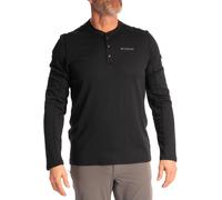 Klim Sidewinder Wool Camicia a maniche lunghe, nero, Taglia XL