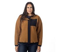 Klim Sira High Pile, giacca funzionale donna S female Marrone/Nero