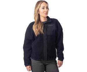 Klim Sira High Pile Giacca in pile femminile, nero, Taglia S