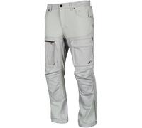Klim Switchback Cargo 2023 Pantaloni tessili moto, Grigio chiaro, Taglia 32/34