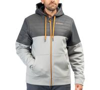 Klim Tamarack, felpa con cappuccio e zip M male Grigio Chiaro/Grigio Scuro