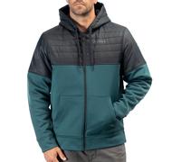 Klim Tamarack, felpa con cappuccio e zip XXL male Petrolio/Nero