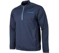 Klim Teton Merino 1/4 Zip Camicia funzionale, blu scuro, Taglia XL