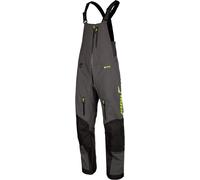 Klim Togwotee 2022 Pantaloni con bretelle da motoslitta, nero-grigio, taglia M per maschi