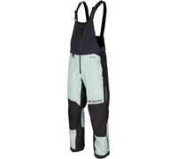 Klim Tomahawk Pantaloni con bretelle da motoslitta, nero-grigio, taglia XL per maschi