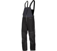 Klim Tomahawk Pantaloni con bretelle da motoslitta, nero/nero, Taglia XL