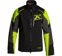 Klim Valdez 2022 Giacca per motoslitta, nero/neon, Taglia XXL