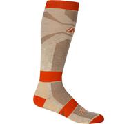 Klim Vented, calzini lunghi S male Beige/Marrone/Arancione