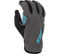 Klim Versa Guanti da moto da donna, nero/grigio/blu, Taglia XL