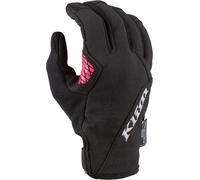 Klim Versa Guanti da moto da donna, nero/rosa, Taglia M