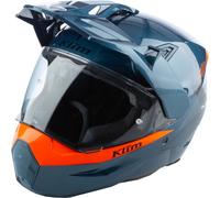 Klim X1 Alpha Carbon Elmo Enduro, blu/arancione, Taglia L (59/60)