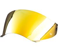 Klim X1 +ir Hd Dark Smoke Mirrored Face Shield Dark Smoke Gold Mirrored Screen Giallo