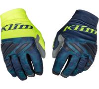 Klim XC Lite, guanti 3XL male Blu Scuro/Giallo Fluo/Petrolio
