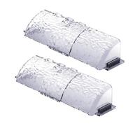 Klimaanlagen Luftumlenkung - Magnetischer AC Vent Deflector | Transparent PC | Verstellbar 23-38 Cm | 2er/4er Set Luftauslass-Umlenker Für Boden, Wand & Deckenventile